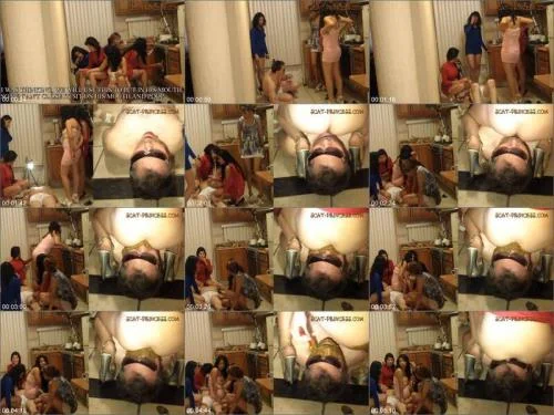 Femdom Scat with Sofia - Toilet Man Abuse in the Kitchen Part 2