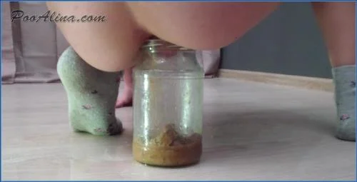 PooAlina Shit Eating and Peeing in Smelly Enema by Alina 💩