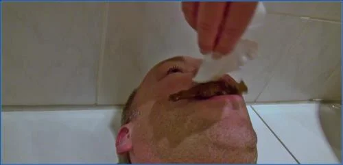 Lady Amy's Hardcore Femdom Shitting in Scatqueens Pile of Shit