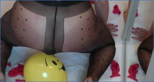 Maria Devot Delivers Extreme Copro in Caviar Nylons and Balloons