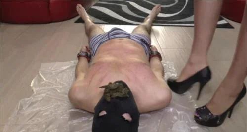 Hardcore Defecation with Mistress Gaia in SHIT BRANDING- Real Copro Action