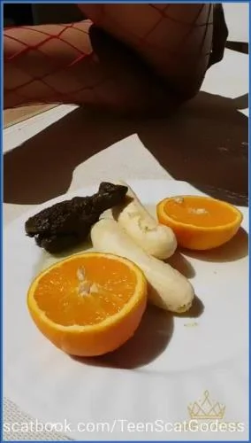 Godess Kink aka TeenScatGodess in Shitty Fruitbowl: Hardcore Anal Scat