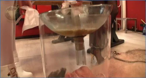 Kaviar Video in an Extreme Dinner of Puke, Piss, and Spit Domination