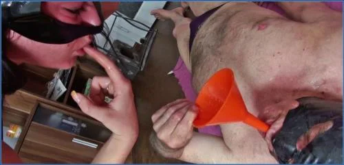 Lady Amy in Filthy Femdom Farting and Vomit