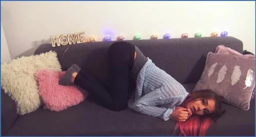 Sarah in HotDirtyIvone- Flirty Farting on Couch with Piss, Shitting, and Scat