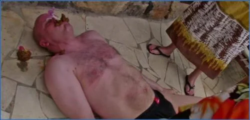 Lady Amy Delivers Extreme Femdom Scat and Vomit in Vacation P4