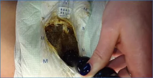 Anna Coprofield's Solo Scat Action in Let’s Ruin My Diaper Part 1