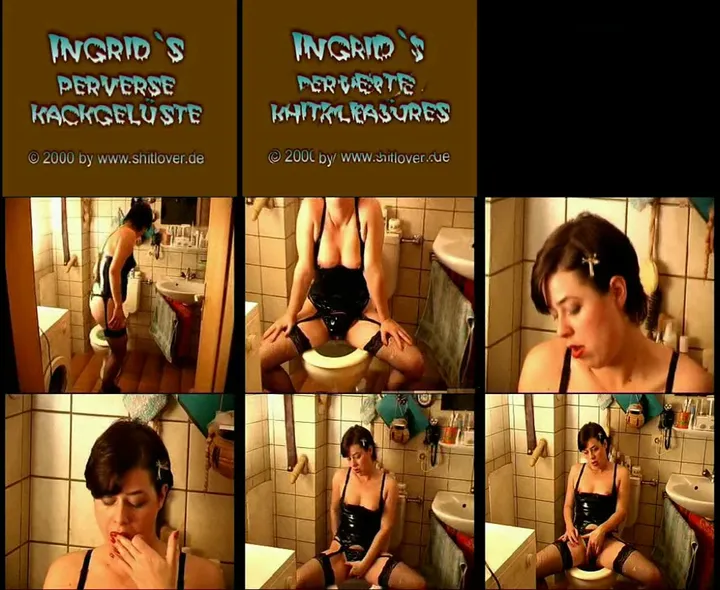 Ingrid German Scat Porn - Smearing and Shit Eating in Sordid Toilets